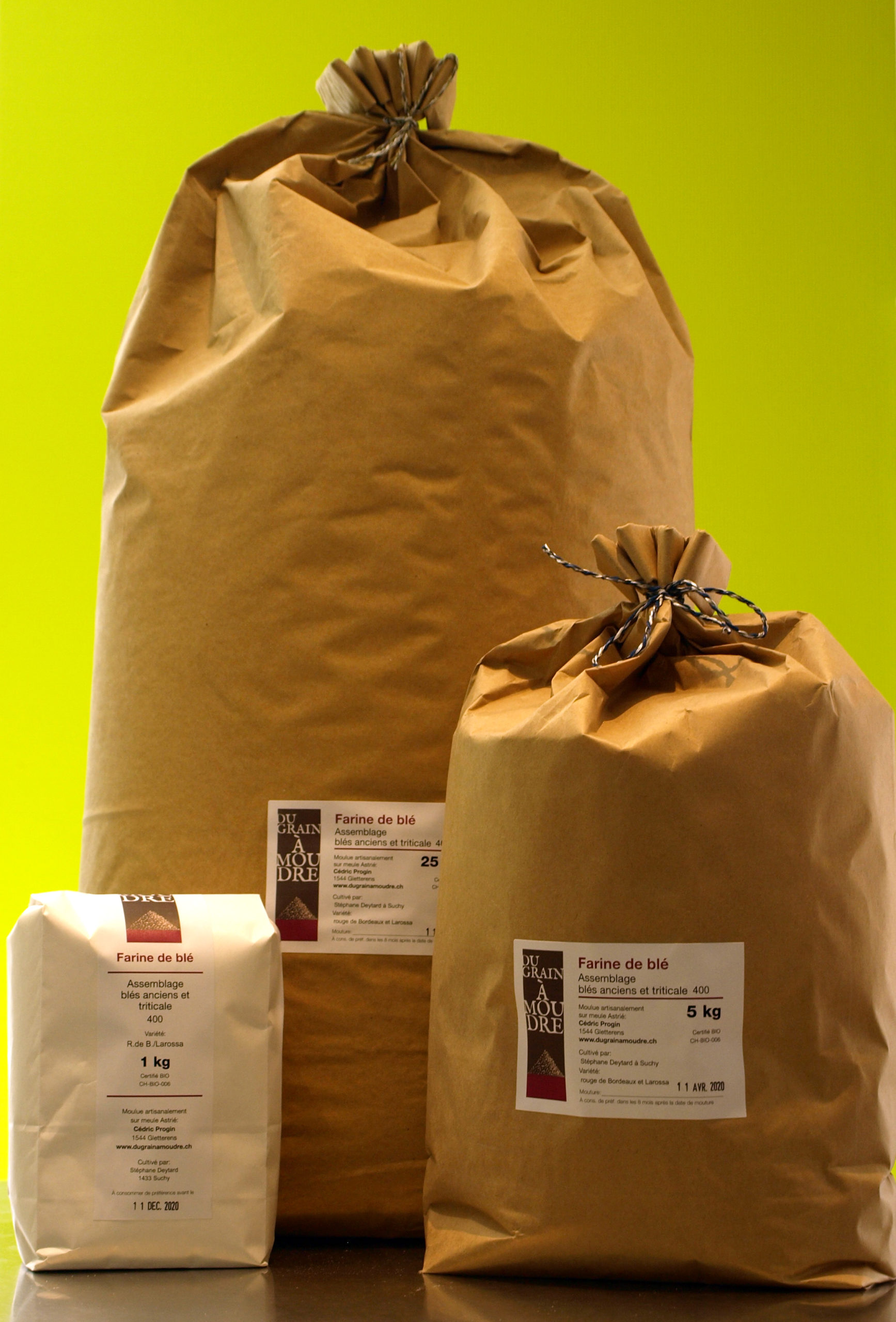 Farine de blé et triticale bio - Du Grain à Moudre