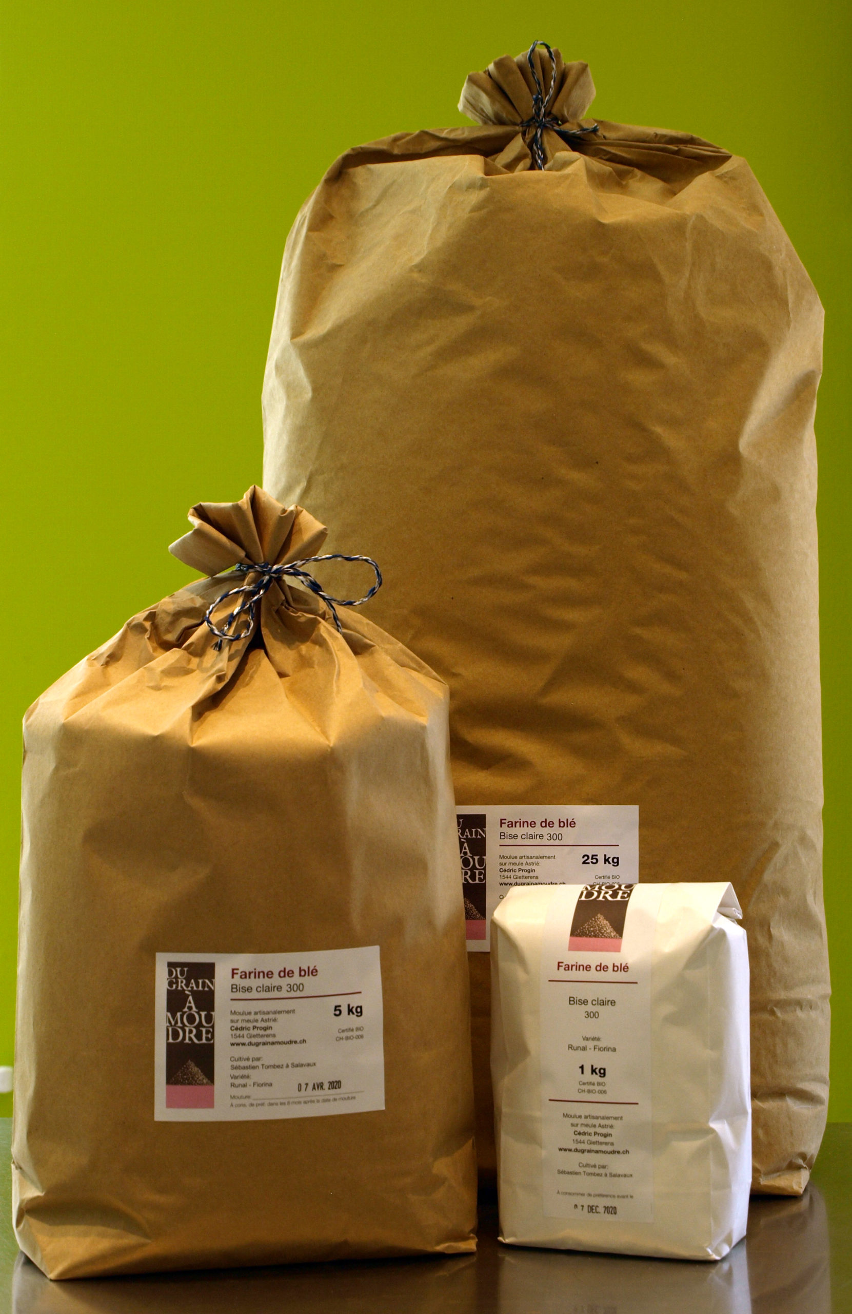 Farine de blé bise claire bio - Du Grain à Moudre