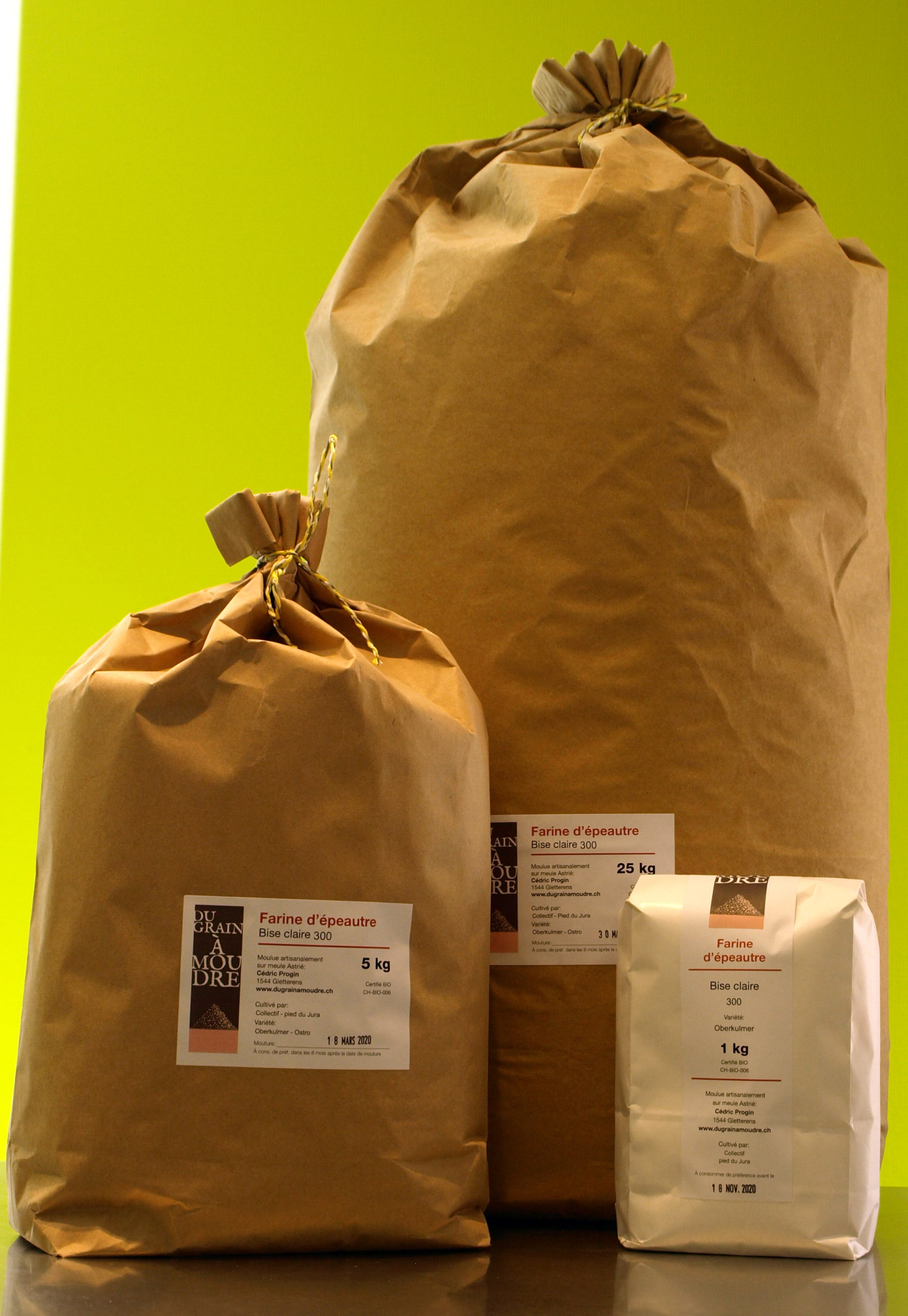 Farine d'épeautre bise claire bio - Du Grain à Moudre