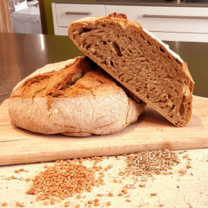 pain à la farine de blé ancien et de triticale